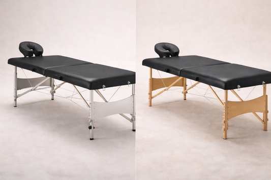 Table de massage pliante aluminium vs bois : quel choix selon votre pratique ?