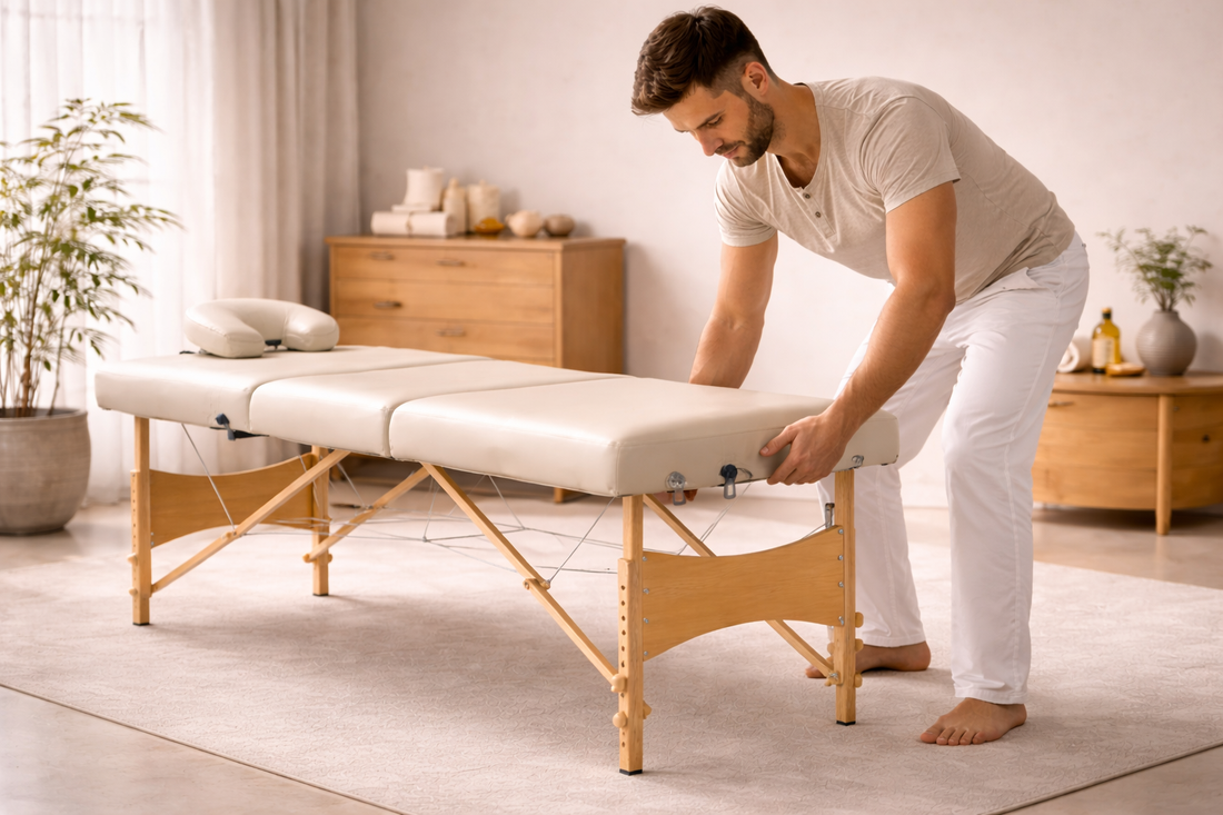 Réglage de hauteur et ergonomie praticien : réduire la fatigue avec une table pliante adaptée
