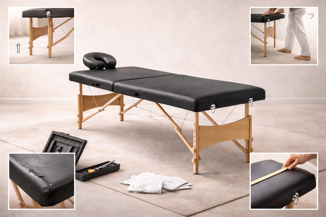 9 erreurs à éviter avant d’acheter une table de massage pliante