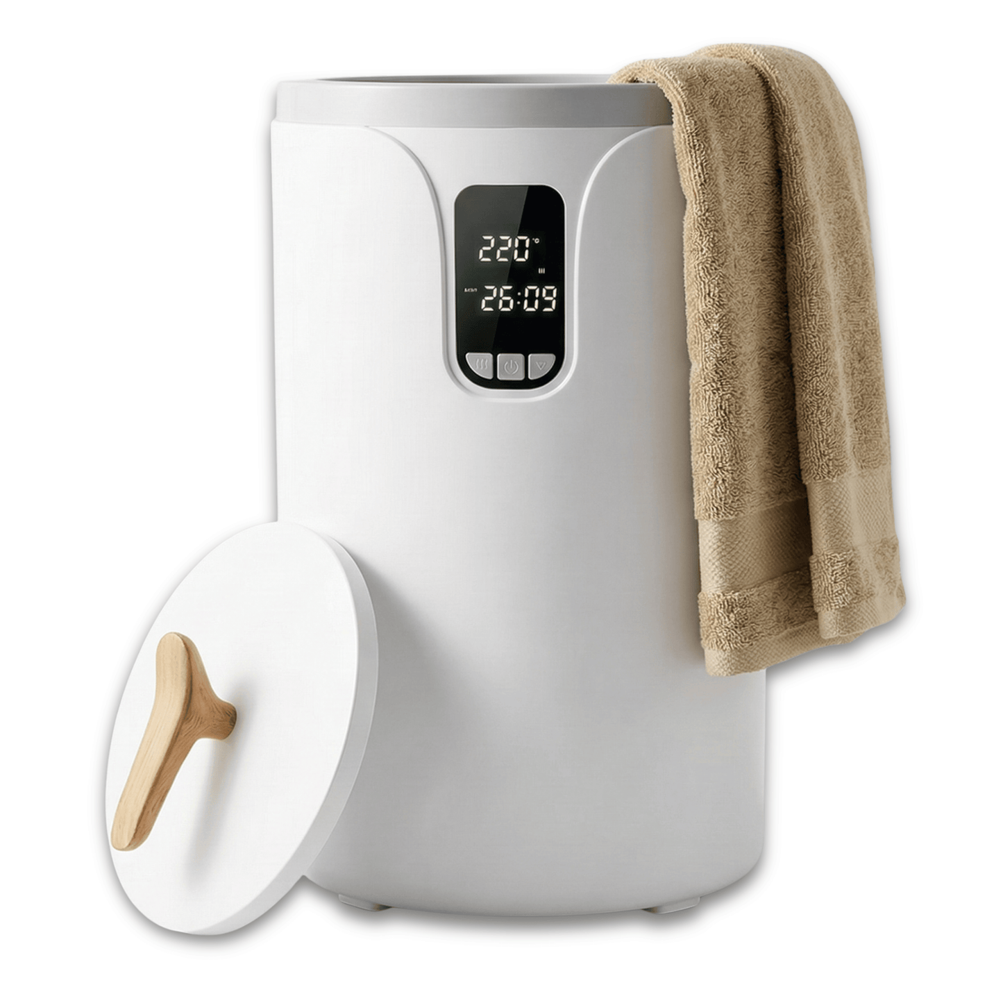 Chauffe-Serviettes Spa Pro 20L – Aromathérapie & Minuterie - Atelier Massage