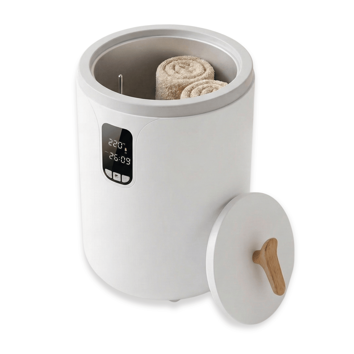 Chauffe-Serviettes Spa Pro 20L – Aromathérapie & Minuterie - Atelier Massage