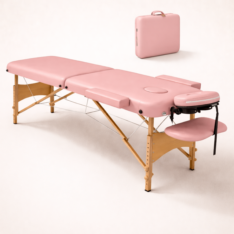 Table de Massage pliante Calma - 60 cm- Rose - Atelier Massage