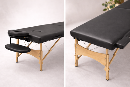 Table de Massage pliante Calma - 60cm - Noir - Atelier Massage