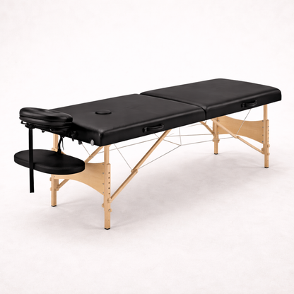 Table de Massage pliante Naori – 70 cm – Noir - Atelier Massage