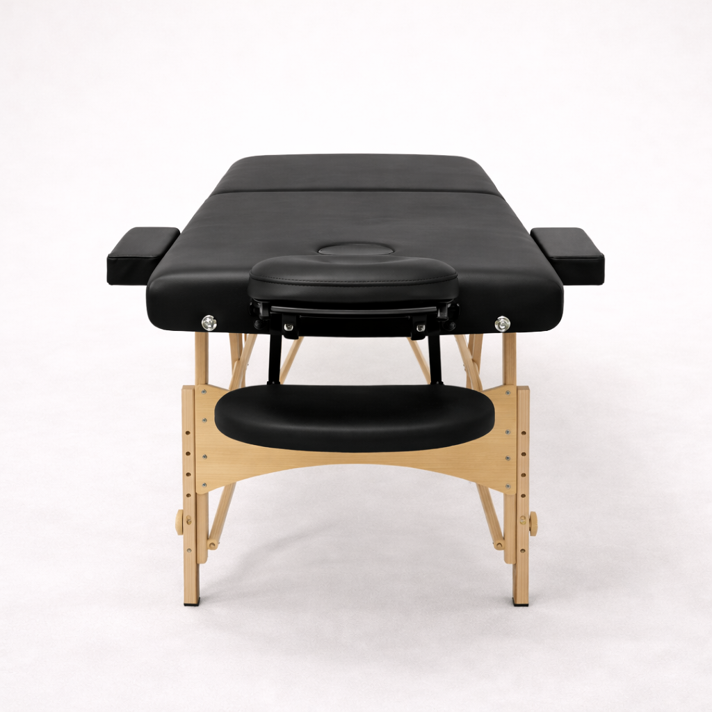Table de Massage pliante Naori – 70 cm – Noir - Atelier Massage